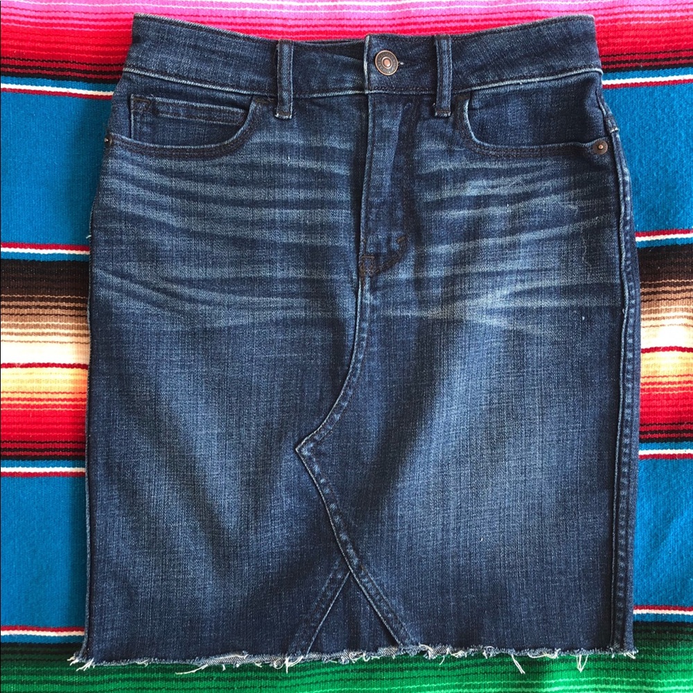 Abercrombie & Fitch denim mini skirt